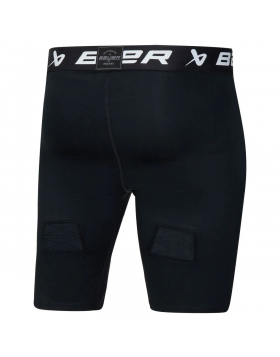 BAUER Performance S22 Senior Compression Shorts with Jock