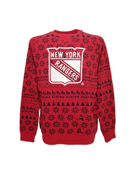 CCM Senior New York Rangers Sweatshirt FCR5DG