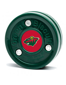 GREEN BISCUIT Minnesota Wild Off Ice Training Hockey Puck