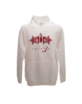 HOKEJAM.LV Senior Three Star Latvia Hoodie