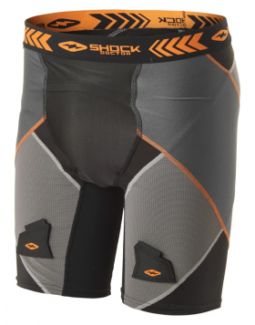 SHOCK DOCTOR Senior X-Fit Cross Hockey Compression Short with Aircore Hard Cup SD30160