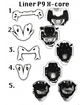 REEBOK P9 P-Core Mask Liner Replacement Kit
